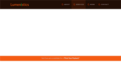 Desktop Screenshot of lumenistics.com